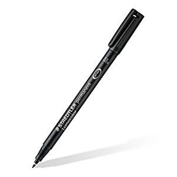 Tosafos 06 mm Lumocolor Universal Pen Permanent Fine Black TO1626399